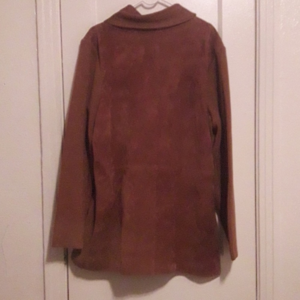 Louis dell olio suede sweater jacket - Picture 2 of 7